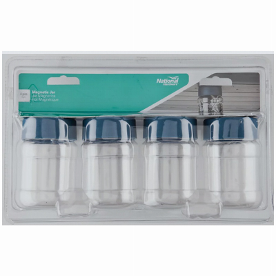4PK CLR MAGNETIC JAR