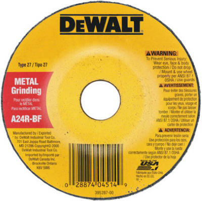 4x1/4x5/8 Metal Grinding Wheel