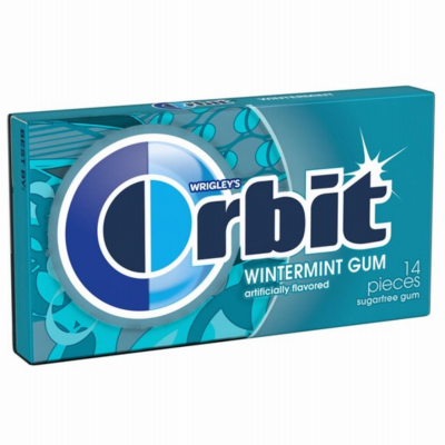 14PC Orbit Wintermint Gum