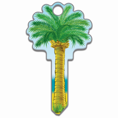 SC1 Palm Tree Key Blank