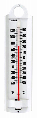 8-3/4" Aluminum Thermometer