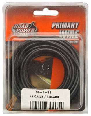 24' Black 16GA Primary Wire
