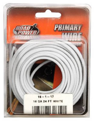 24' White 16GA Primary Wire