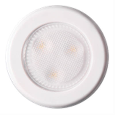 2PK WHT Comp Puck Light