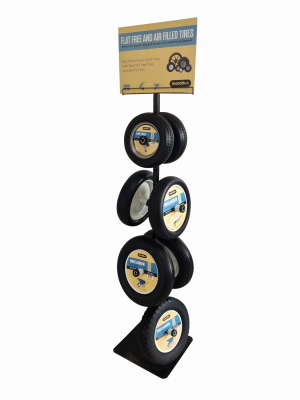 Flat Free Tire Rack