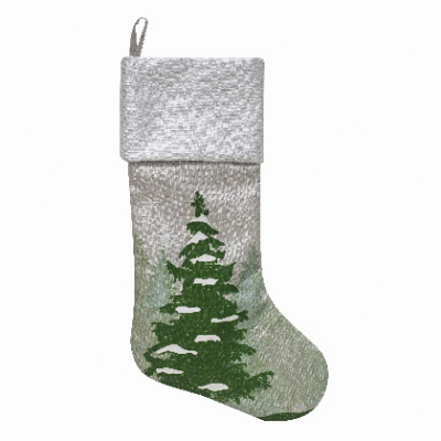 20" GRY/WHT Stocking