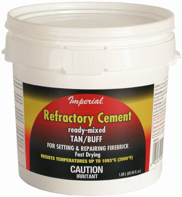64OZ TAN Refractory Cement