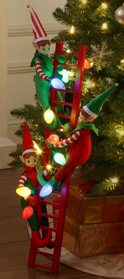 Elves on a Ladder Tree Trimmers