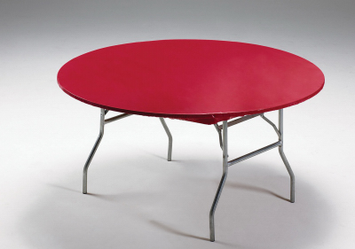 60" RED RND Table Cover