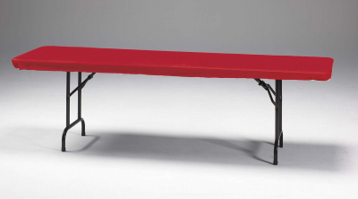 8' RED Table Cover