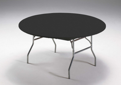 60" BLK RND Table Cover