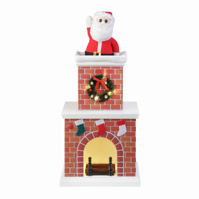 Animated Santas Chimney