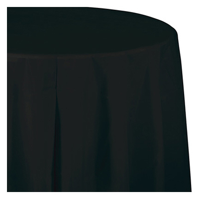 82" BLK RND Table Cover