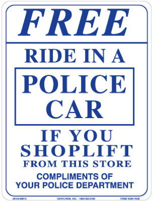 9x12 Free Ride Sign
