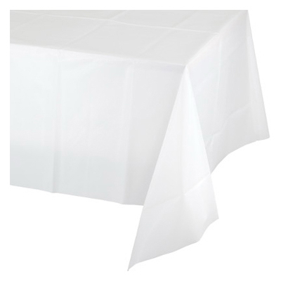 82" WHT RND Table Cover