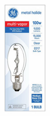 GE 100W Multi Vapor Halide Bulb