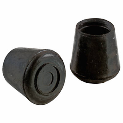 1/2" BLK Rubb Leg Tip