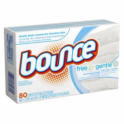 80CT Bounce Fabric Sheets