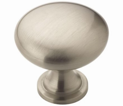 10PK 1-1/4" Satin Nickel Knob