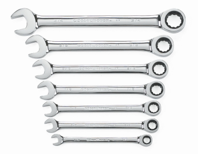 7PC 72T SAE Wrench Set