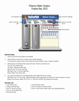 Reliance WTR Heater Kit