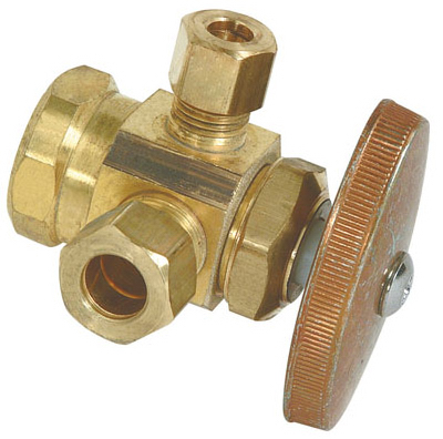1/2FIPx3/8x1/4 Dual Outlet Valve