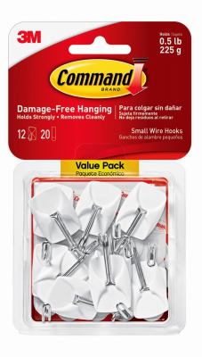 12PK SM Wire Hook