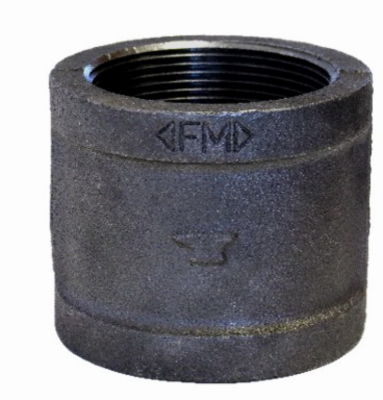 3" BLK Banded Coupling