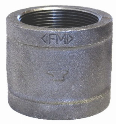 1/4"Gal Banded Coupling