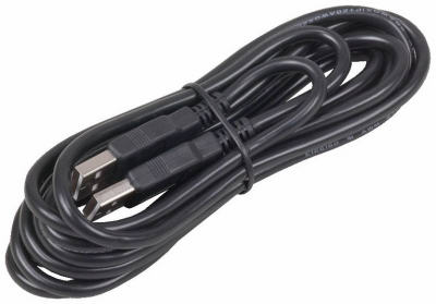 RCA TPH522R Extension Cable, Micro USB, Black