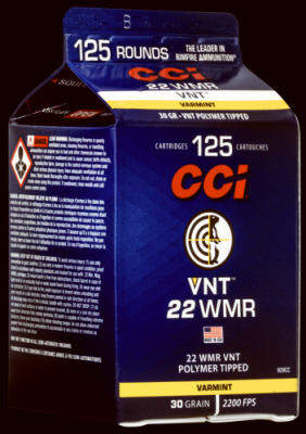 125RND CCI 22WMR Ammo