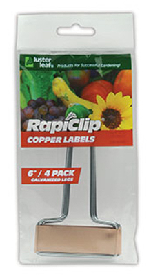 4-PK 6" Copper Label
