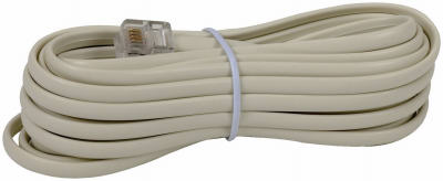 15' Ivory Modular Line Cord