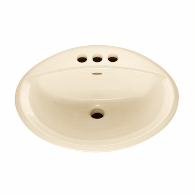 20x17 Bone Ov Bath Sink