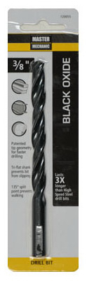 MM 3/8x5 Black Oxide Drill Bit