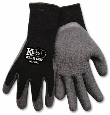 MED Mens Latex Knit Gloves