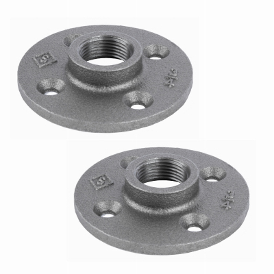 2PK 3/4" BLK Flange