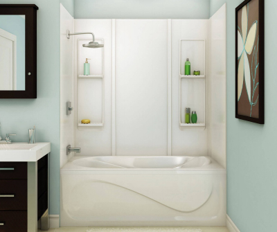 Elan 61x32 WHT Tub Wall