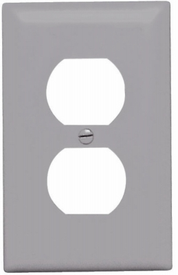 GRY 1G 1DPLX Wall Plate