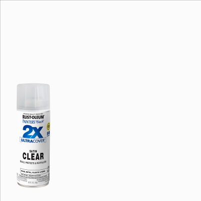 Rustoleum Painters Touch 2X 12OZ Satin Clear Spray Paint