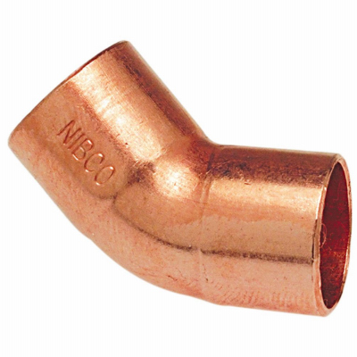1-1/4" 45de Copper Elbow