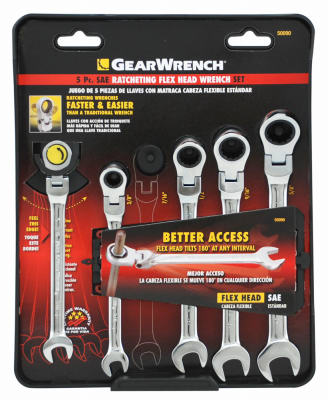 50090  Wrench Set Flex 5PC