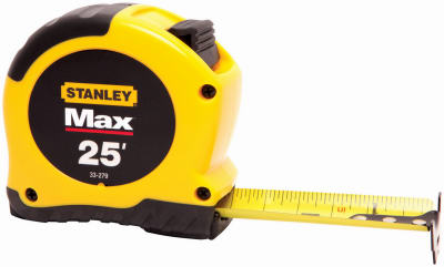 25' x 1-1/8" Stanley MAX Tape