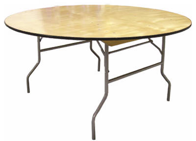 60" RND PlyWD Table