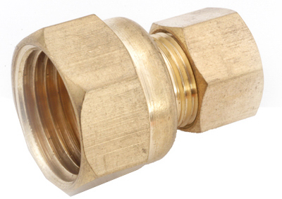 3/8Comp x 1/4FPT Brass Adapter