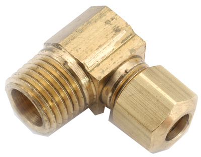 3/8x1/2 Elbow Tube MPT Connector
