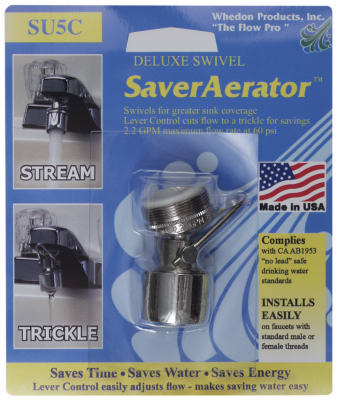 Deluxe Swivel Saver Aerator