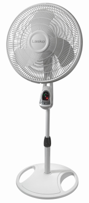 16" White Stand Fan