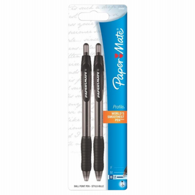 Sharpie 89468 Retractable Pen, 1.4 mm Tip, Bold Tip, Black Ink, Comfort,
