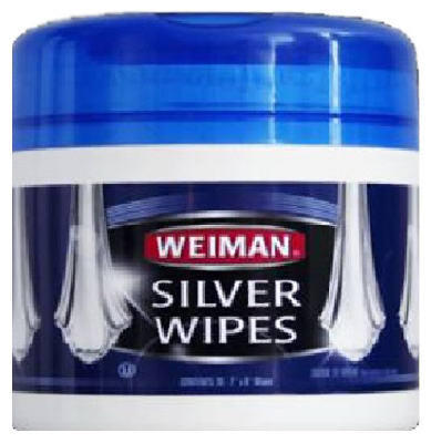 Weiman 50pk Silver Wipes